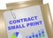 Contract Small Print concept