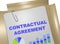 Contractual Agreement - business concept