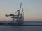 Contrainer cranes at the port