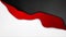 Contrast grey, black and red abstract wavy corporate motion background