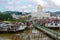 Contrast: Kampong Ayer and Mosque in Brunei.