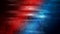 Contrast red blue smooth grunge stripes abstract motion background