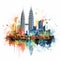 Contrasting Beauty of Kuala Lumpur: Petronas Twin Towers, Street Art, and Bustling Markets