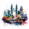 Contrasting Beauty of Kuala Lumpur: Petronas Twin Towers, Street Art, and Bustling Markets