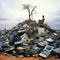 Contrasting Realities, Electronic Waste Dump in the African Wilderness