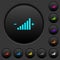 Control element dark push buttons with color icons