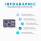 control, equalizer, equalization, sound, studio Infographics Template for Website and Presentation. GLyph Gray icon with Blue