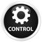 Control (settings icon) premium black round button