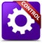 Control (settings icon) purple square button red ribbon in corner
