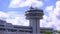 Control tower at the airport, control and management of aircraft flights