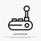 Controller, Joy Pad, Joy Stick, Joy pad Line Icon Vector