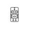 Controller robot mobile icon. Element of mobile technology icon