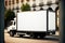 Convenient maneuverable cargo truck for cargo transportation in city