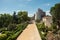 Convent of Christ or Convento de Cristo, ornately sculpted, Manueline style, hilltop Roman Catholic convent in Tomar