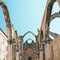 Convent Of Our Lady Of Mount Carmel Convento da Ordem do Carmo Is A Gothic Roman Catholic Church Built In 1393 In Lisbon City