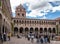 Convent of Santo Domingo Courtyard at Qoricancha Inca Ruins - Cusco, Peru