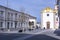 the Convento and Igreja de Sao Joao Evengelista or Igreja dos loios at the Jardim Diana in the old Town of the city