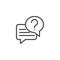Conversation chat outline icon