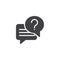 Conversation chat vector icon