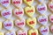 Conversation Heart Decorated Cookies