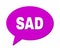 Conversation SAD Colored Cloud Message