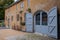 Converted farm building at The Newt Boutique Hotel near Castle Cary in Somerset UK.