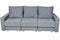 Convertible sofa bed with color grey