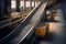 Conveyor or conveyor belt in factory or enterprise warehouse