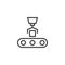 Conveyor loading line icon