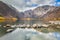 Convict Lake in the Eastern Sierra Mountains in autumn, California, USA