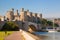 Conwy Castle in Wales, United Kingdom, series of Walesh castles