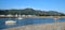 Conwy mountain, marina, river, yachts, Deganwy