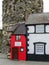 CONWY, WALES/UK - OCTOBER 8 : The smallest house in Great Britain in Conwy Wales on October 8, 2012