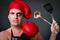 Cook chef olimpic boxing