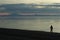 Cook Inlet beach sunset with a