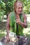 Cook Islander man prepares Kava drink in Rarotonga Cook Island