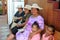 Cook Islanders women pray at Cook Islands Christian Church Avarua Rarotonga