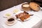 Cooked Beijing roast duck served on a plate in a restaurant.