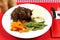 Cooked lamb shanks
