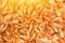 Cooked shrimps food background, top view, seafood backdrop