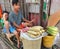 Cooked and uncooked Corn Sold on a Street in Davao City, Philippines