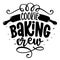 Cookie Baking Crew - Hand drawn vector illustration.