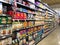 The Cookie and Cracker aisle at a Whole Foods Market Grocery Store