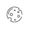 Cookie line icon