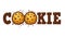 Cookie Logo Custom Typography