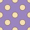 Cookie pattern. Seamless vector flat food background