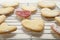 Cookies on a metal baking rack