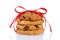 Cookies Tied With a Red Ribbon