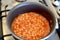 Cooking baked beans