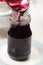 Cooking black currant jelly